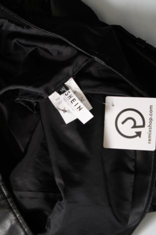 Damen Lederjacke SHEIN, Größe M, Farbe Schwarz, Preis 23,19 €
