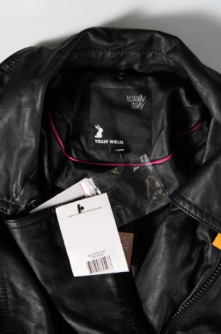 Dámská kožená bunda  Tally Weijl, Velikost S, Barva Černá, Cena  1 000,00 Kč