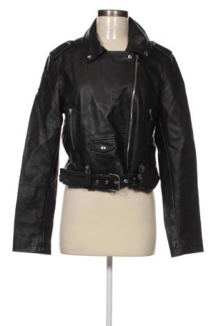 Γυναικείο δερμάτινο μπουφάν Tally Weijl, Μέγεθος XL, Χρώμα Μαύρο, Τιμή 24,25 €