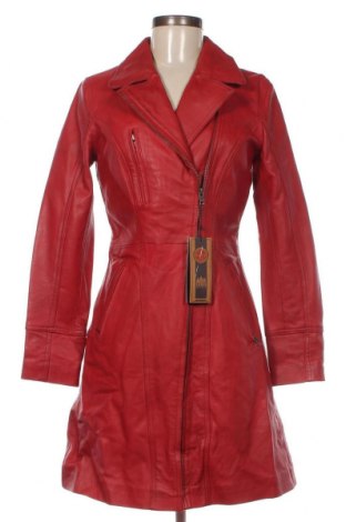 Dámska kožená bunda  URBAN 5884, Veľkosť M, Farba Červená, Cena  100,82 €