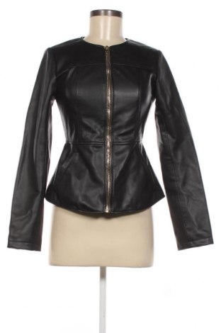 Γυναικείο δερμάτινο μπουφάν Zara, Μέγεθος S, Χρώμα Μαύρο, Τιμή 21,56 €