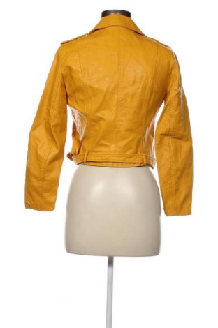 Damen Lederjacke Zara, Größe M, Farbe Gelb, Preis € 28,53