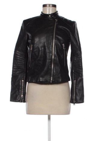 Dámska kožená bunda  Zara, Veľkosť M, Farba Čierna, Cena  19,76 €
