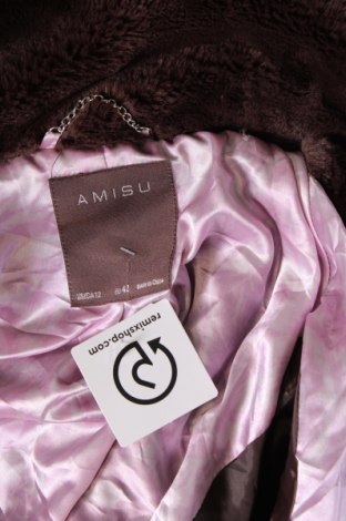 Γυναικείο παλτό Amisu, Μέγεθος L, Χρώμα Καφέ, Τιμή 15,89 €