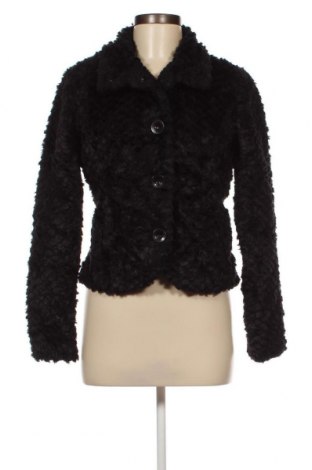 Дамско палто Bershka, Размер L, Цвят Черен, Цена 12,16 лв.