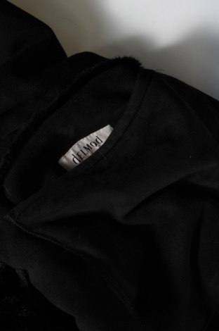 Дамско палто Delmod, Размер L, Цвят Черен, Цена 19,26 лв.