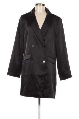 Дамско палто H&M, Размер L, Цвят Черен, Цена 38,39 лв.