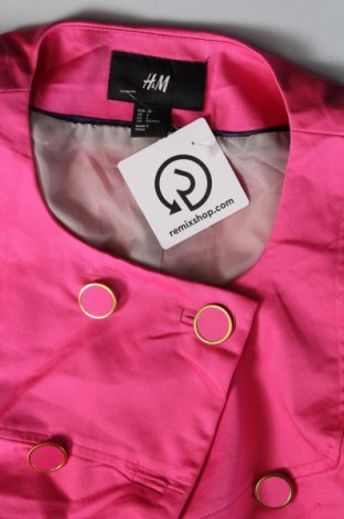 Дамско палто H&M, Размер S, Цвят Розов, Цена 23,68 лв.