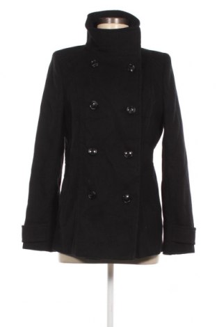 Дамско палто H&M, Размер L, Цвят Черен, Цена 22,47 лв.