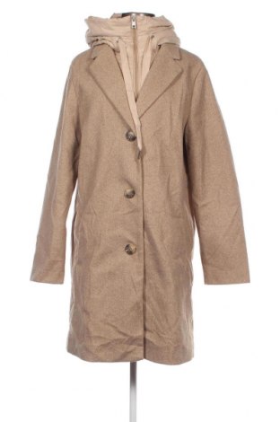 Дамско палто Laura Torelli, Размер M, Цвят Бежов, Цена 64,20 лв.