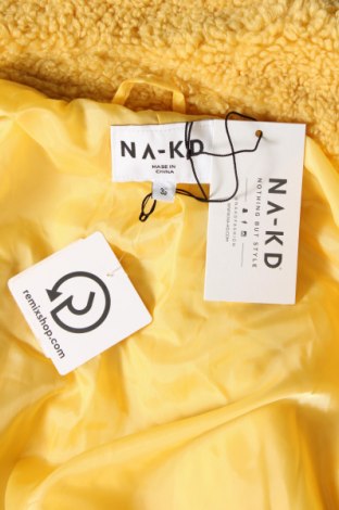 Γυναικείο παλτό NA-KD, Μέγεθος M, Χρώμα Κίτρινο, Τιμή 59,02 €