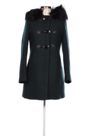 Дамско палто Naf Naf, Размер S, Цвят Зелен, Цена 349,00 лв.
