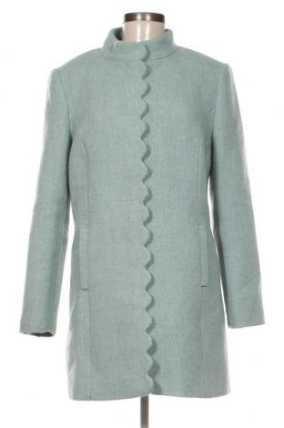 Γυναικείο παλτό Naf Naf, Μέγεθος L, Χρώμα Πράσινο, Τιμή 88,19 €