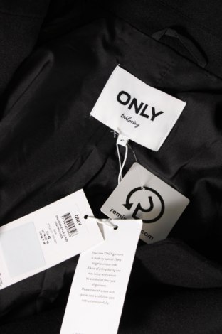 Дамско палто ONLY, Размер L, Цвят Черен, Цена 49,60 лв.