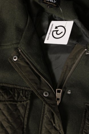 Dámský kabát  ONLY, Velikost M, Barva Zelená, Cena  412,00 Kč
