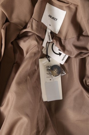 Дамско палто Object, Размер M, Цвят Кафяв, Цена 71,70 лв.