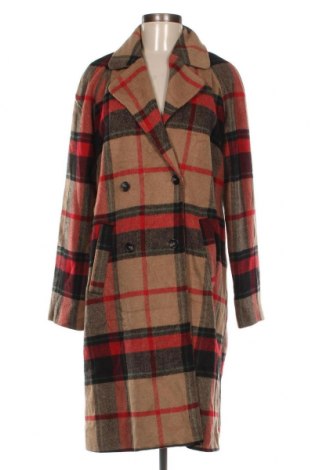 Γυναικείο παλτό Pieces, Μέγεθος M, Χρώμα Πολύχρωμο, Τιμή 14,29 €