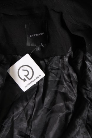Дамско палто Portmans, Размер S, Цвят Черен, Цена 28,42 лв.
