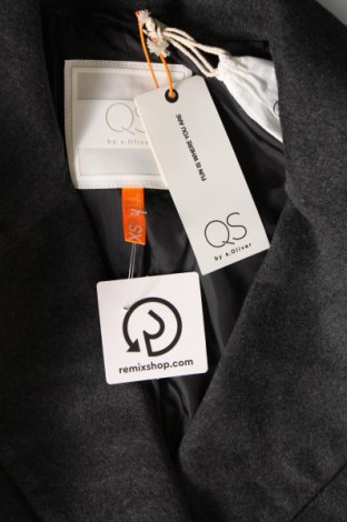 Дамско палто Q/S by S.Oliver, Размер XS, Цвят Сив, Цена 155,60 лв.