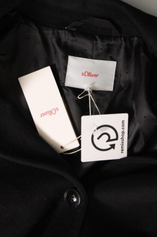 Γυναικείο παλτό S.Oliver, Μέγεθος XL, Χρώμα Μαύρο, Τιμή 38,10 €