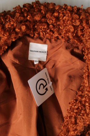 Γυναικείο παλτό Silvian Heach, Μέγεθος XS, Χρώμα Καφέ, Τιμή 15,35 €