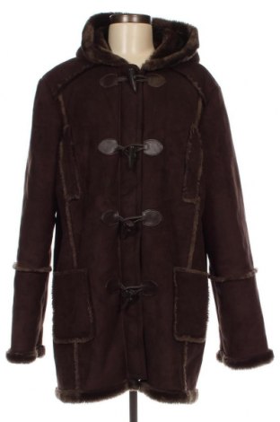 Γυναικείο παλτό Un Deux Trois, Μέγεθος L, Χρώμα Καφέ, Τιμή 41,57 €