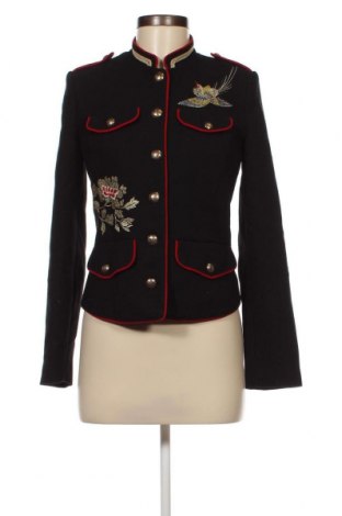 Дамско палто Zara, Размер S, Цвят Черен, Цена 55,00 лв.
