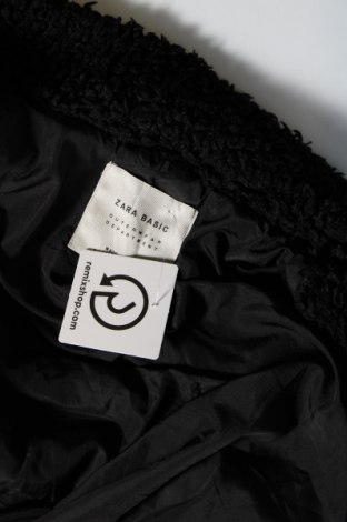 Дамско палто Zara, Размер M, Цвят Черен, Цена 17,68 лв.