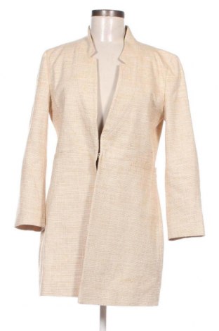 Дамско палто Zara, Размер L, Цвят Бежов, Цена 54,74 лв.