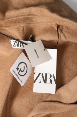 Damenmantel Zara, Größe XS, Farbe Beige, Preis € 63,36