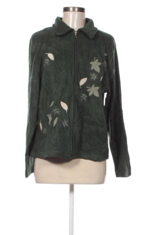 Damen Fleece Oberteil , Größe L, Farbe Grün, Preis 5,70 €