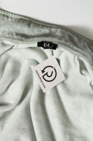Γυναικεία ζακέτα fleece C&A, Μέγεθος L, Χρώμα Πράσινο, Τιμή 4,58 €