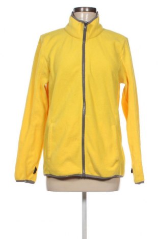 Γυναικεία ζακέτα fleece Crivit, Μέγεθος L, Χρώμα Κίτρινο, Τιμή 14,47 €