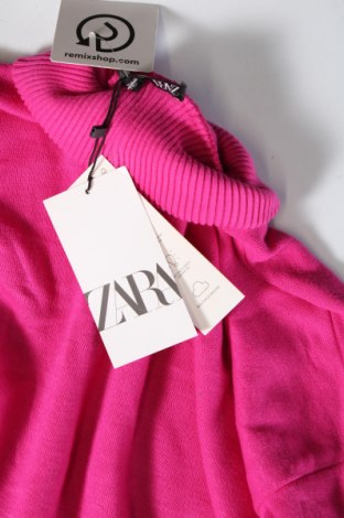 Дамско полo Zara, Размер S, Цвят Розов, Цена 31,00 лв.