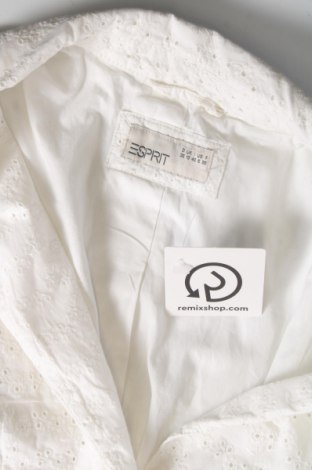 Γυναικείο σακάκι Esprit, Μέγεθος XS, Χρώμα Λευκό, Τιμή 29,11 €
