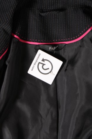 Γυναικείο σακάκι F&F, Μέγεθος S, Χρώμα Μαύρο, Τιμή 15,52 €