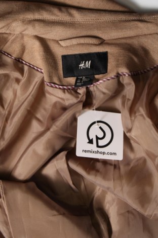 Дамско сако H&M, Размер S, Цвят Бежов, Цена 26,40 лв.