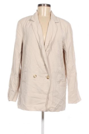 Дамско сако H&M, Размер XL, Цвят Екрю, Цена 26,40 лв.