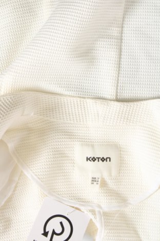 Γυναικείο σακάκι Koton, Μέγεθος M, Χρώμα Λευκό, Τιμή 22,82 €