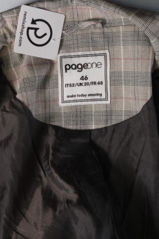 Γυναικείο σακάκι Page One, Μέγεθος XL, Χρώμα Πολύχρωμο, Τιμή 6,81 €