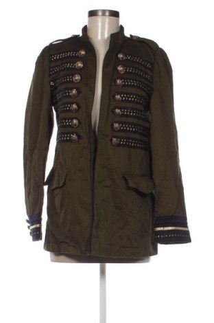 Дамско сако Zara, Размер M, Цвят Зелен, Цена 14,40 лв.
