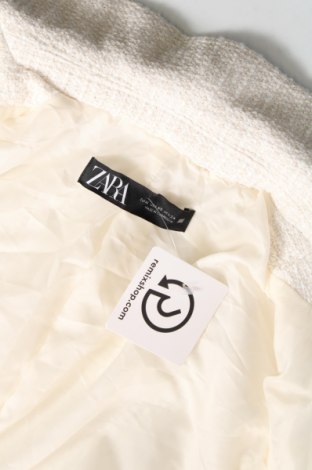 Дамско сако Zara, Размер XS, Цвят Екрю, Цена 48,00 лв.