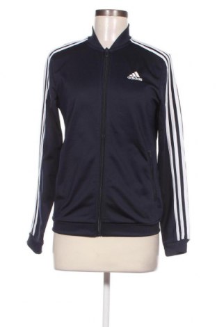Γυναικεία αθλητική ζακέτα Adidas, Μέγεθος S, Χρώμα Μπλέ, Τιμή 24,46 €