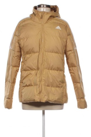 Γυναικείο μπουφάν Adidas, Μέγεθος L, Χρώμα  Μπέζ, Τιμή 136,60 €