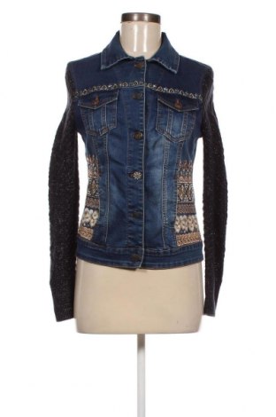Γυναικείο μπουφάν Desigual, Μέγεθος S, Χρώμα Μπλέ, Τιμή 62,32 €