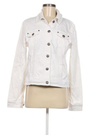 Γυναικείο μπουφάν Ms Mode, Μέγεθος L, Χρώμα Λευκό, Τιμή 17,81 €
