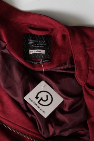 Dámska bunda  Stitch & Soul, Veľkosť L, Farba Červená, Cena  14,15 €
