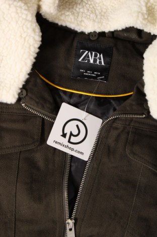 Дамско яке Zara, Размер S, Цвят Зелен, Цена 18,72 лв.