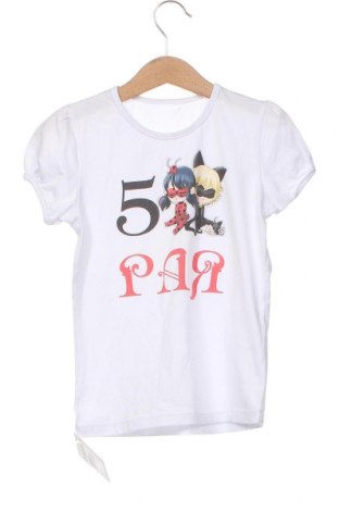 Kinder Shirt, Größe 4-5y/ 110-116 cm, Farbe Weiß, Preis 3,68 €