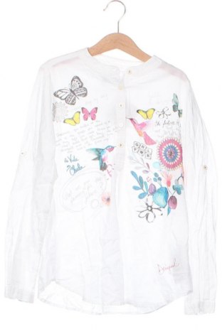 Kinder Shirt Desigual, Größe 8-9y/ 134-140 cm, Farbe Weiß, Preis 17,75 €